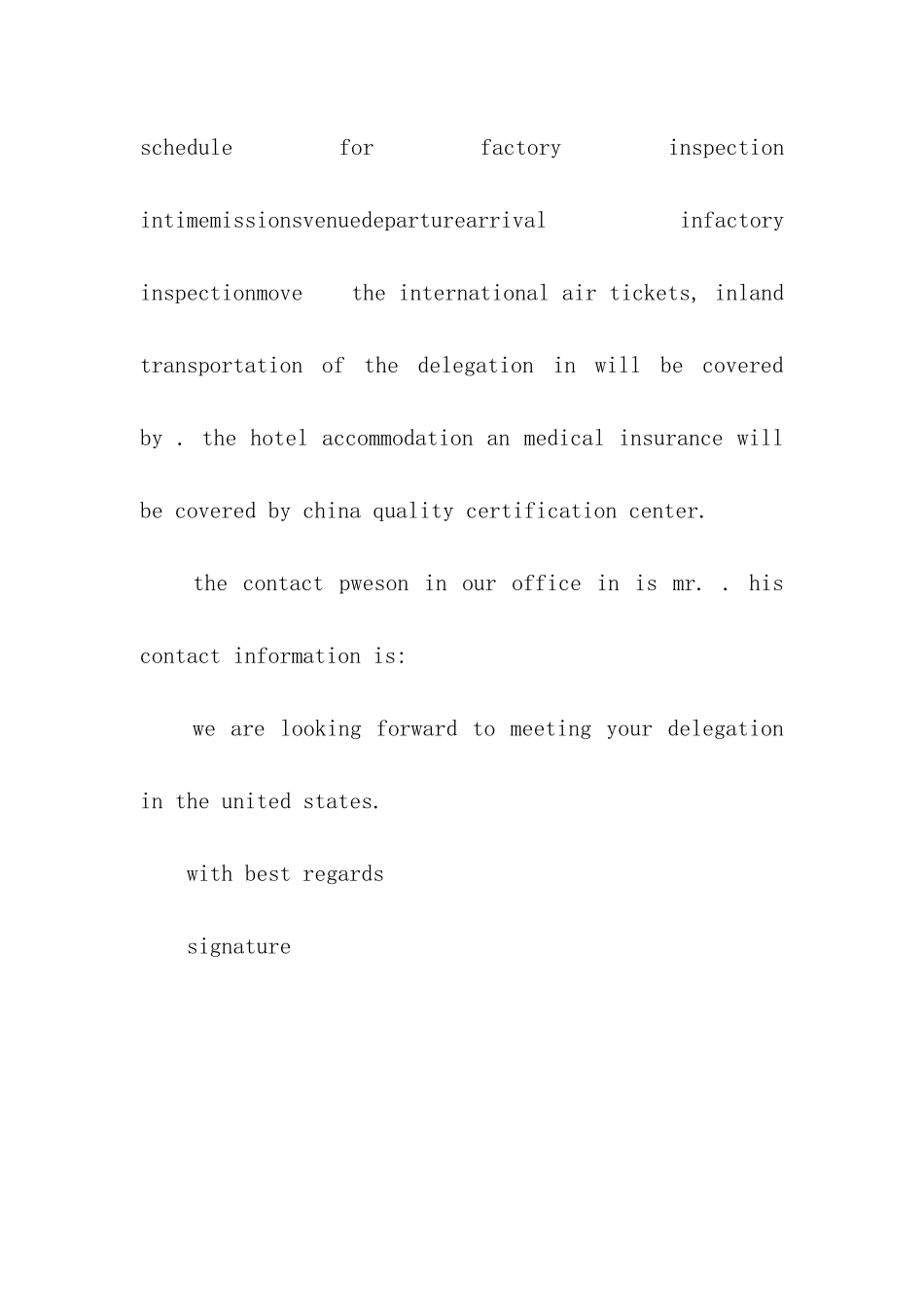 美国邀请函范本_第2页