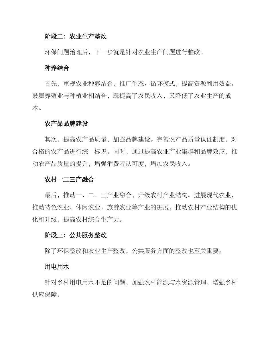 美好乡村整改方案_第2页