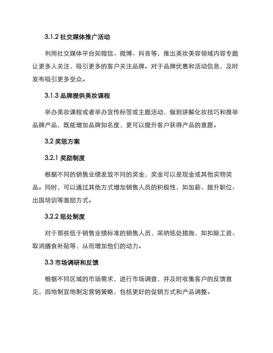 美妆推销计划方案_第2页