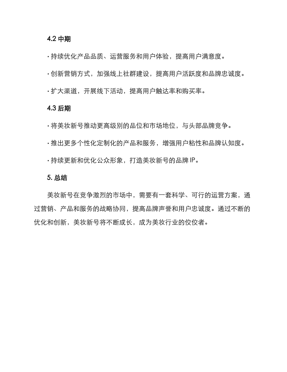 美妆新号运营方案_第3页