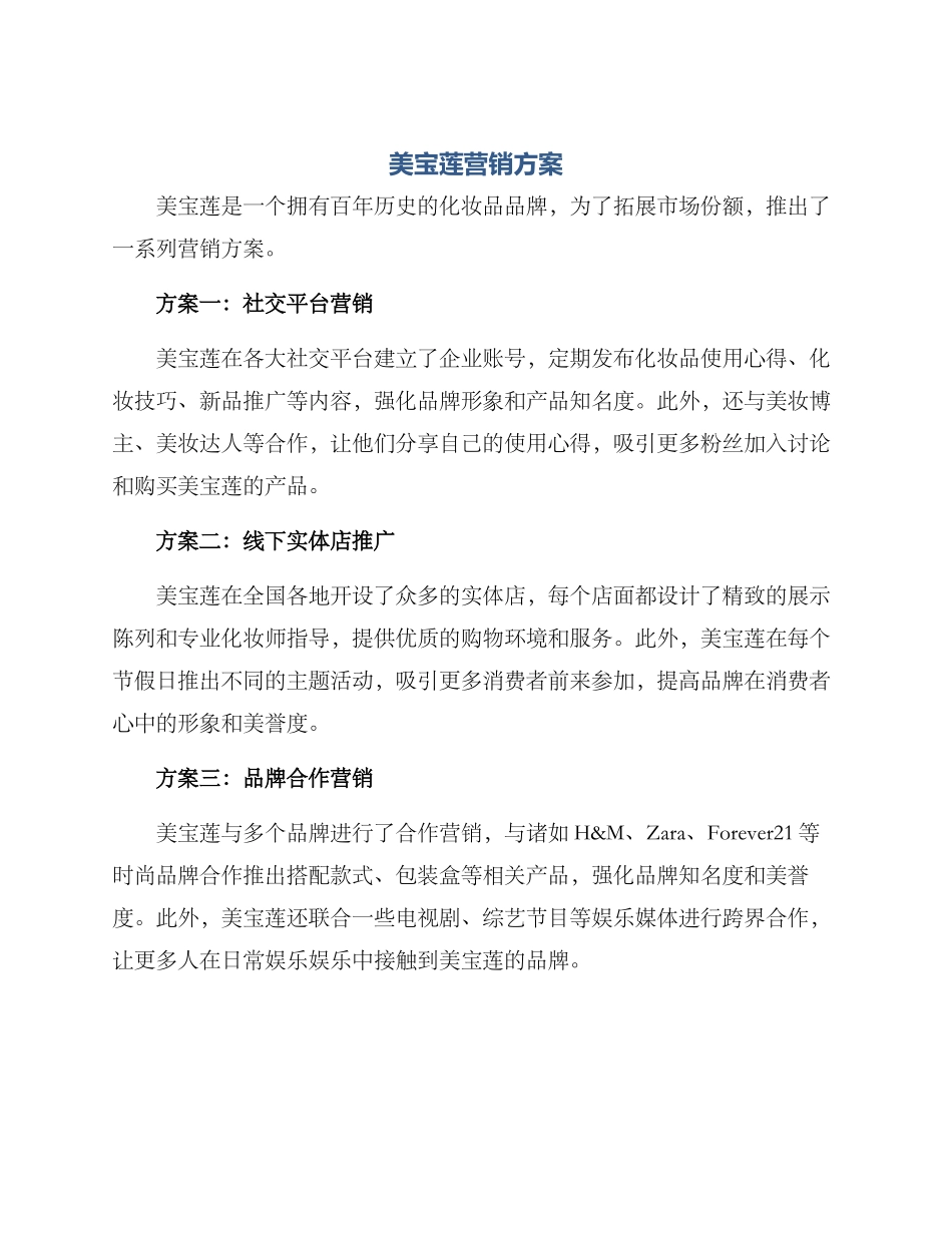 美宝莲营销方案_第1页