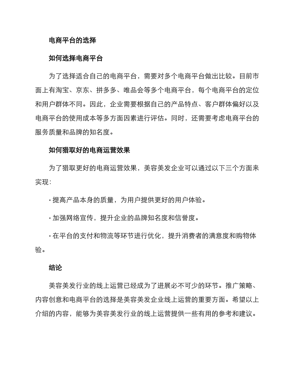 美容美发线上运营方案_第3页