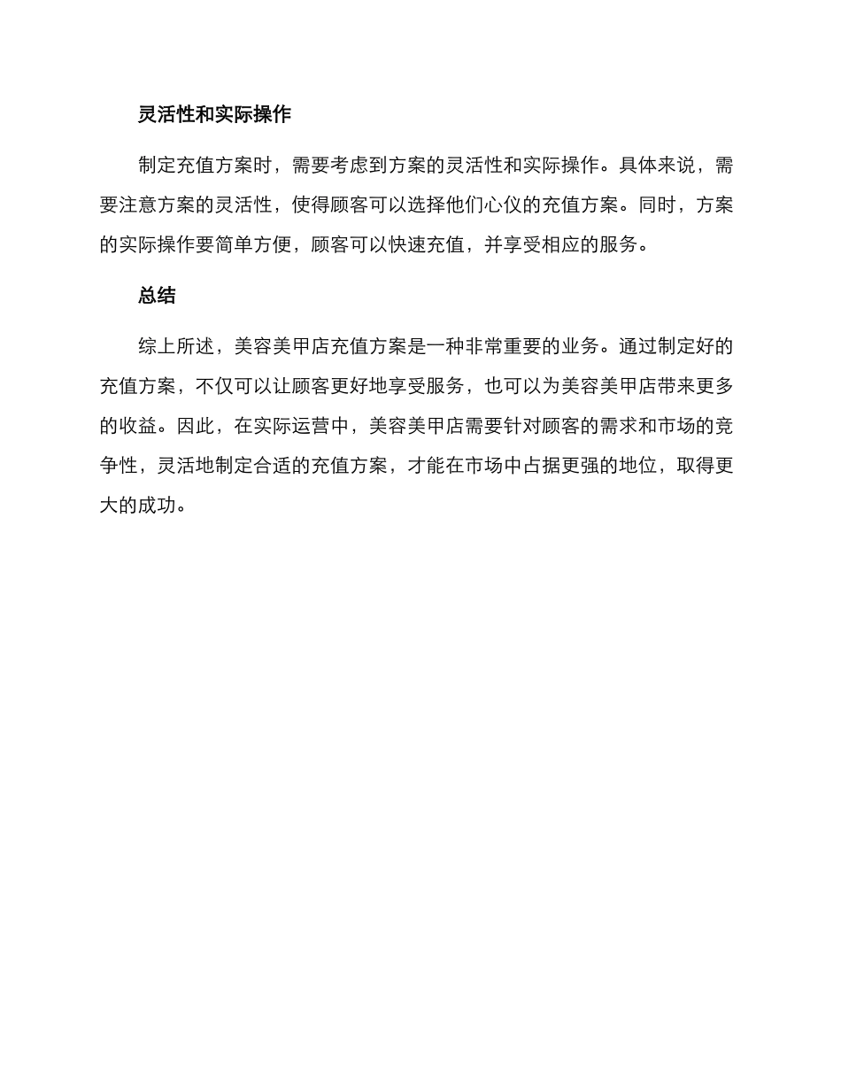 美容美甲店充值方案_第3页