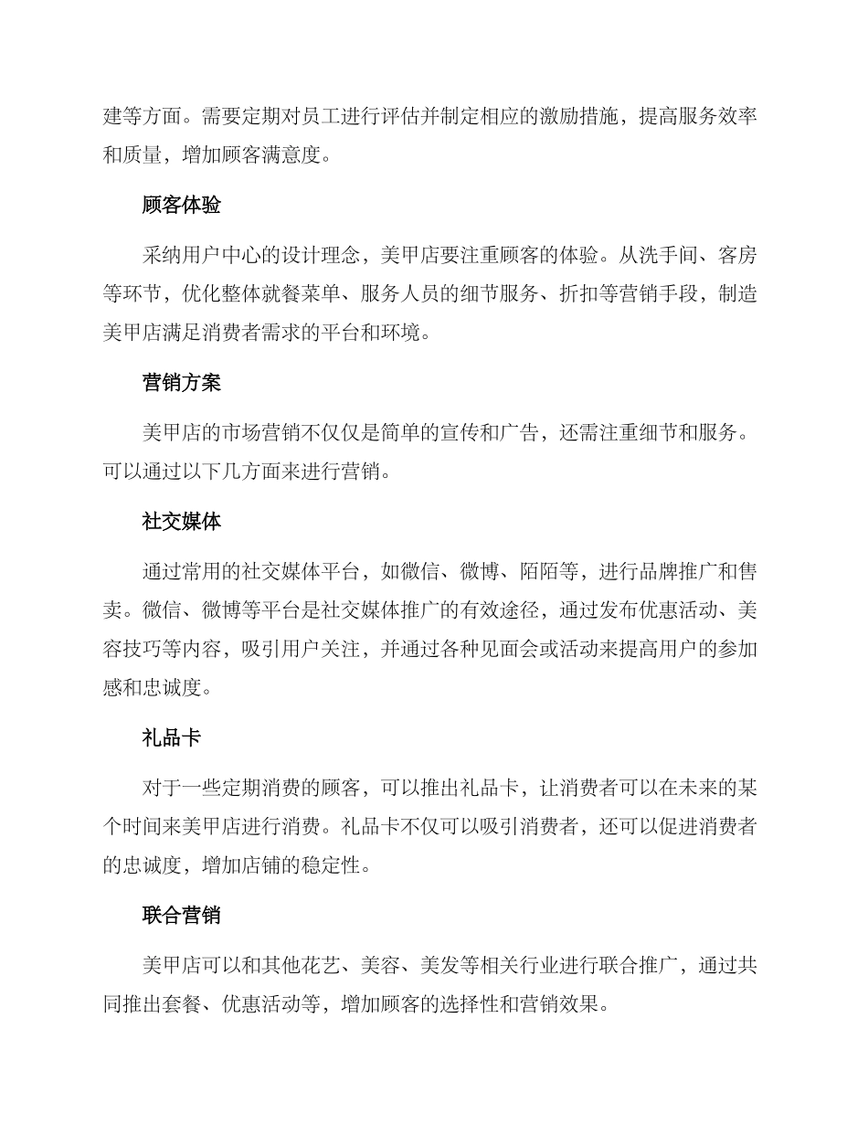 美甲店运营方案_第2页