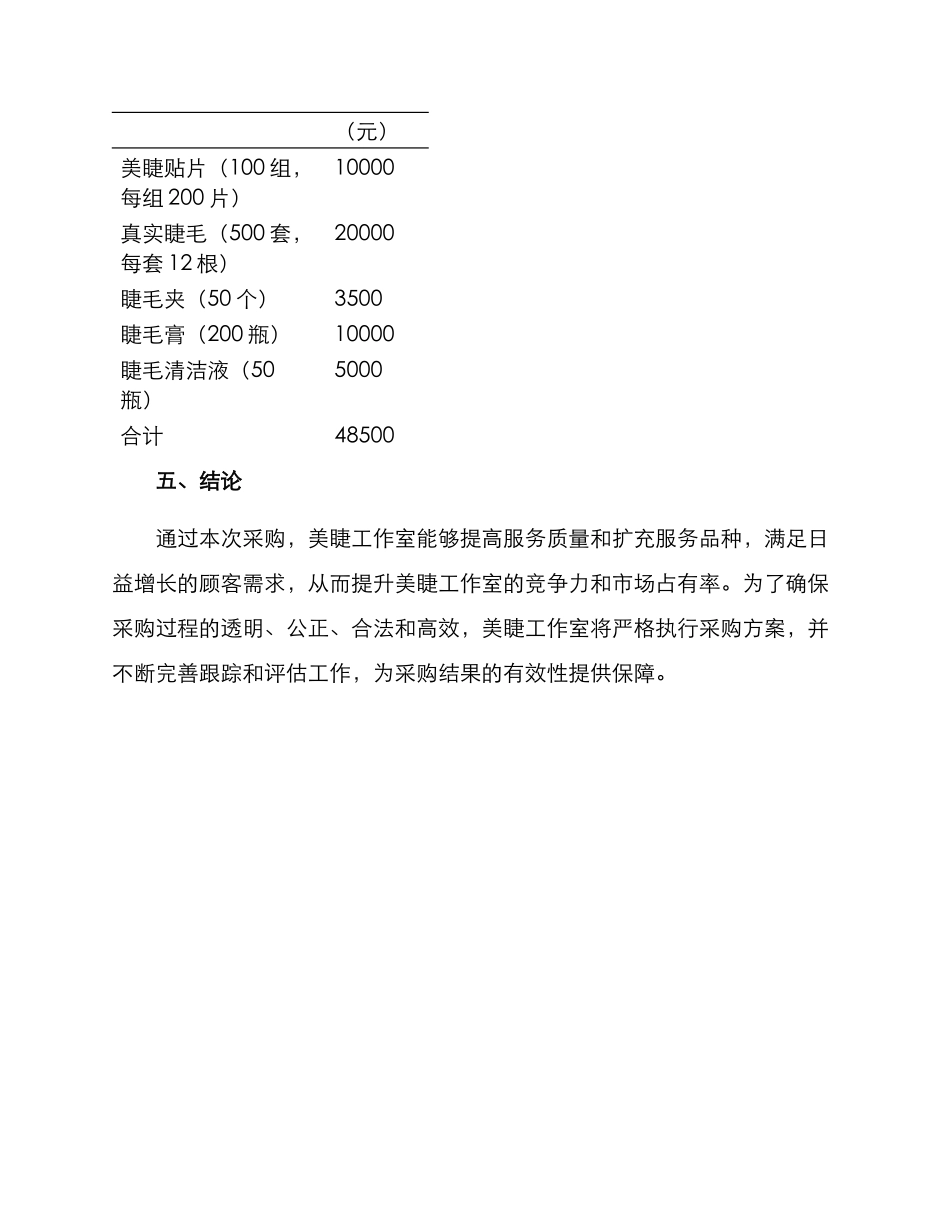 美睫工作室采购方案_第3页