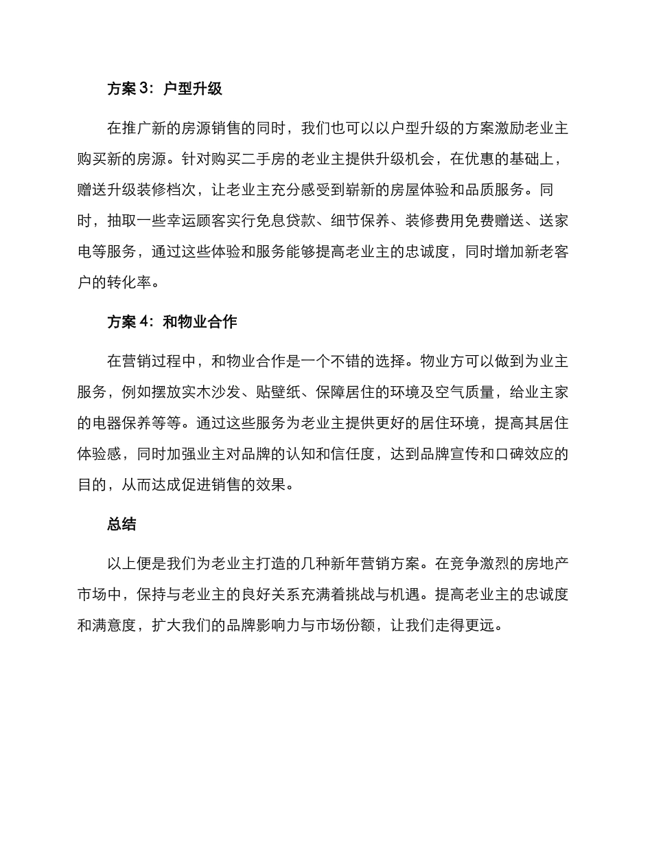 老业主新年营销方案_第2页