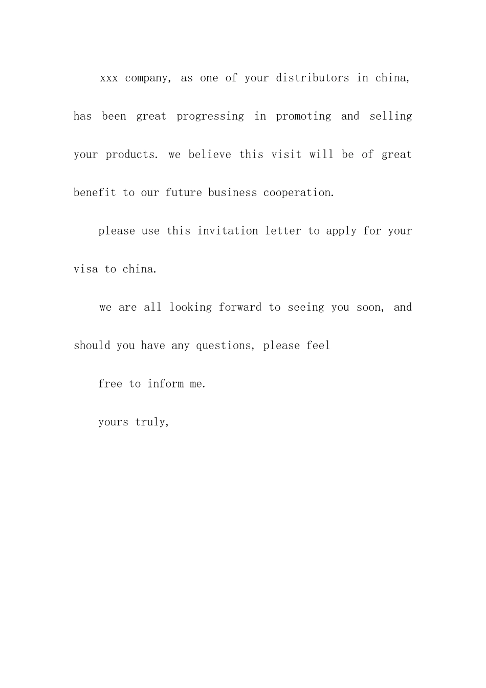 老外英文邀请函模板_第3页