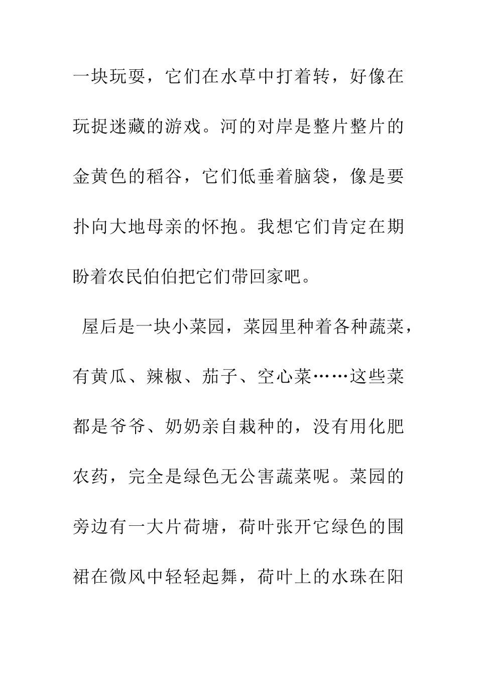 老家的夏天真美_第2页