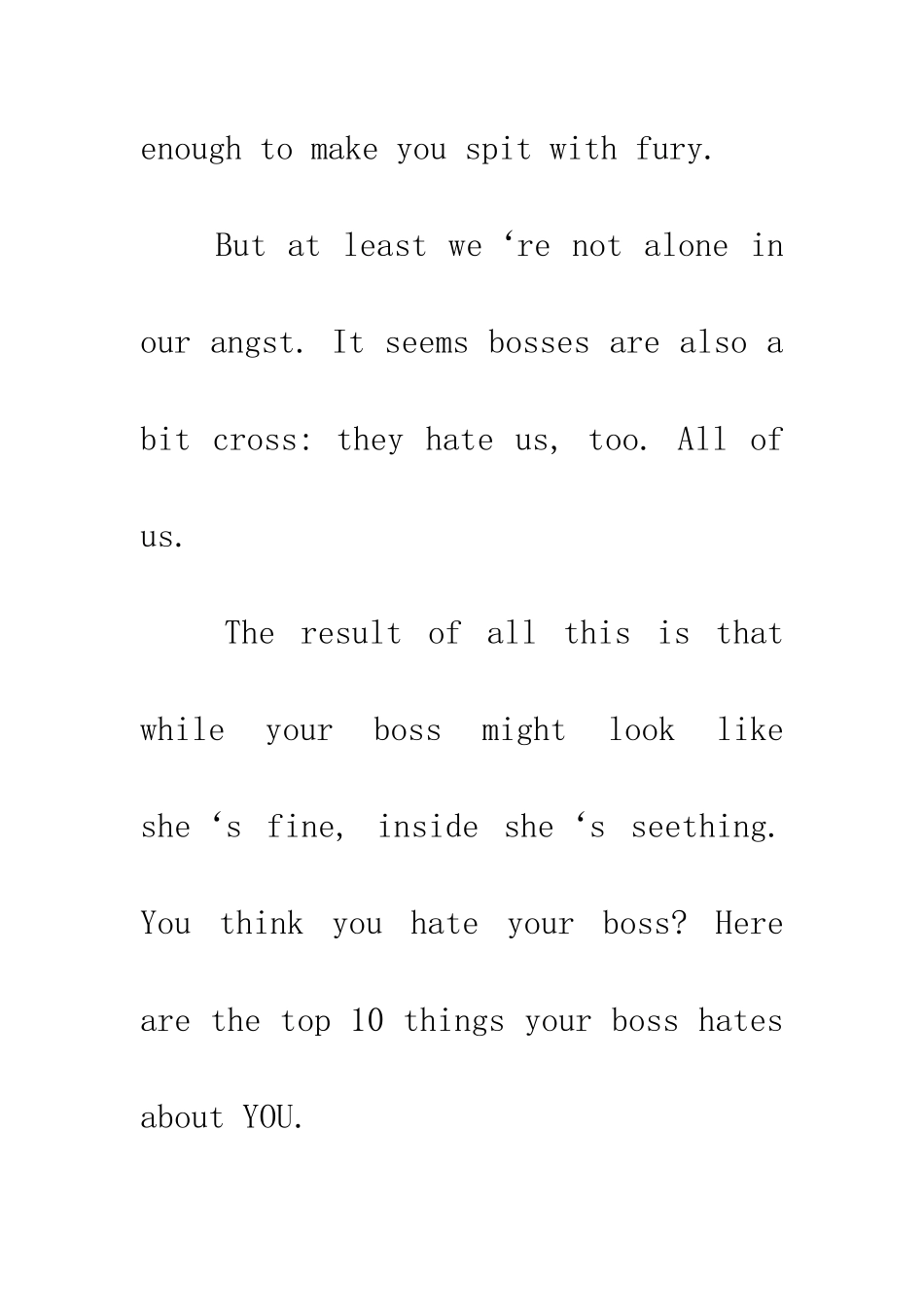 老板不喜欢员工的7个理由_第2页