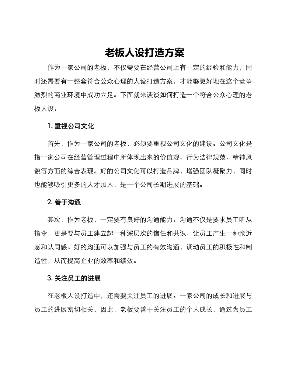 老板人设打造方案_第1页