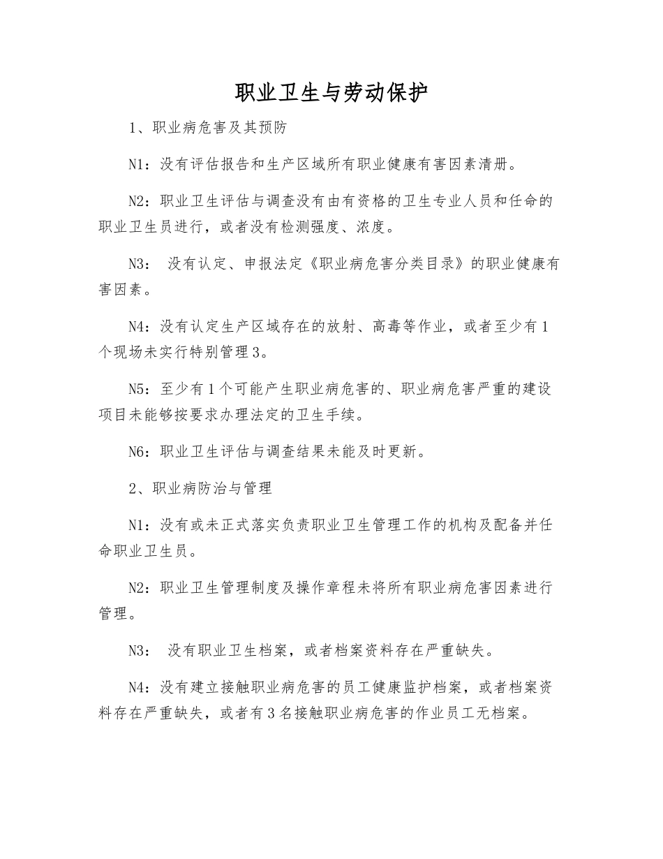 职业卫生与劳动保护_第1页