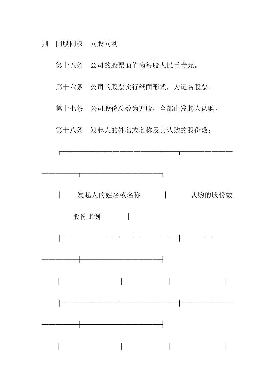 股份有限公司章程_第3页