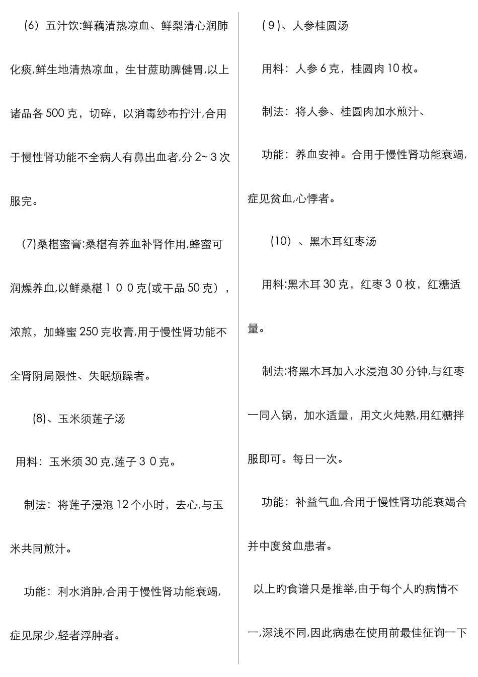 肾衰竭病人食谱_第3页