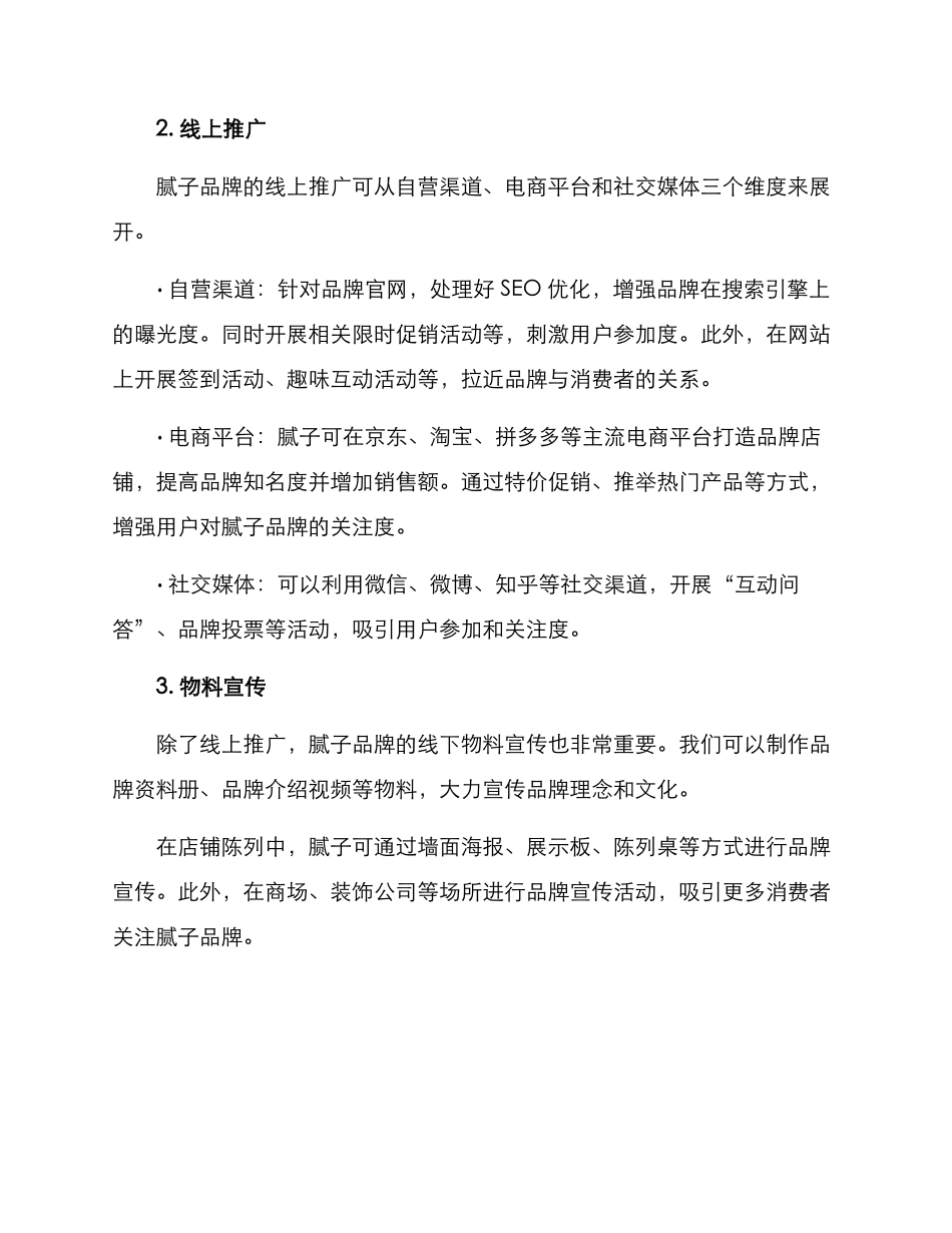 腻子品牌宣传方案_第2页