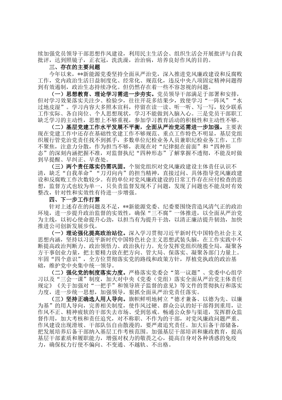 集团新能股份有限公司政治生态分析报告_第3页