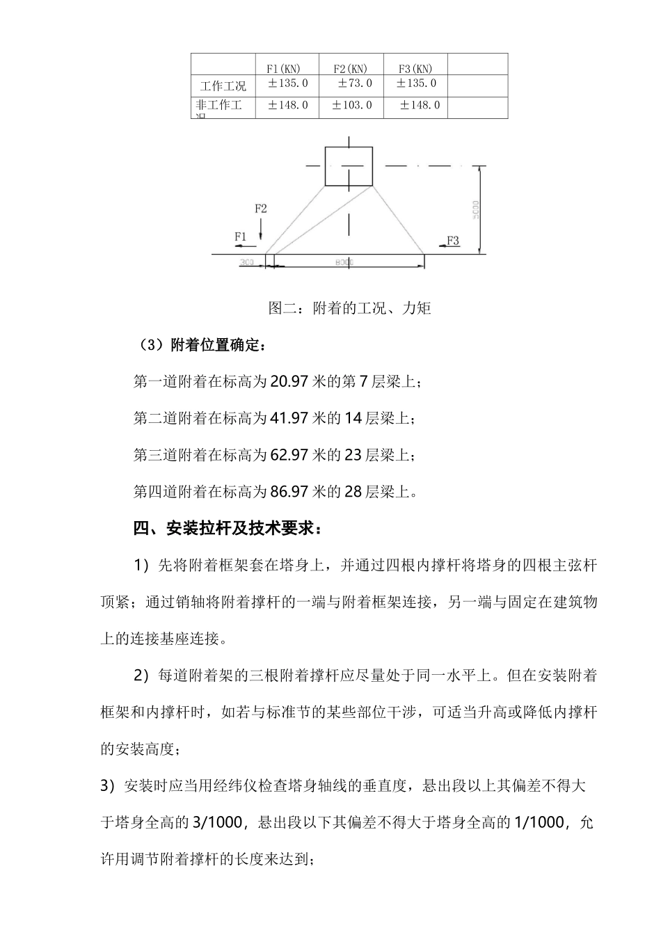 建筑塔吊附墙、顶升加节方案_第3页