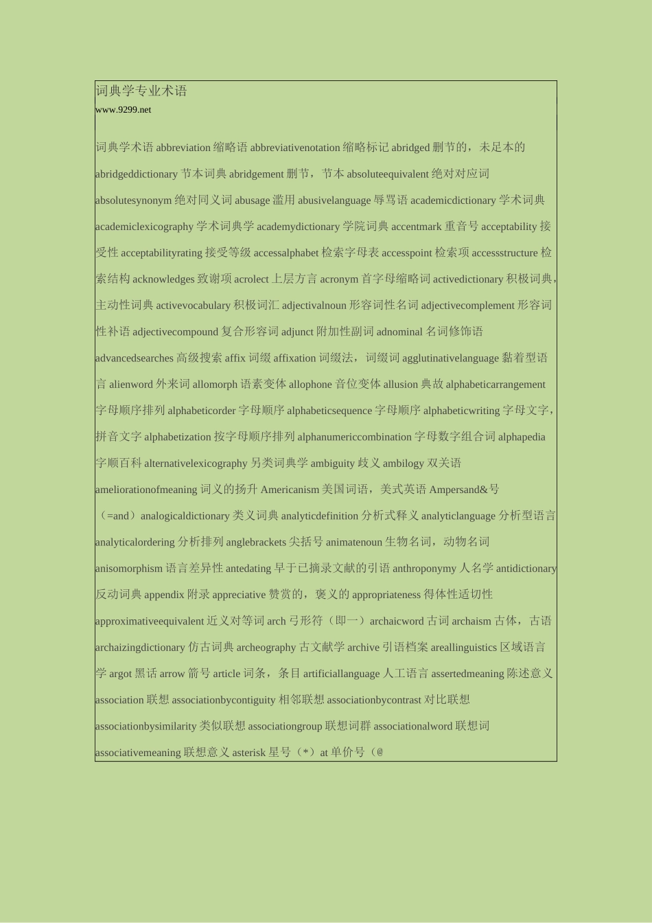 词典学专门术语_第1页