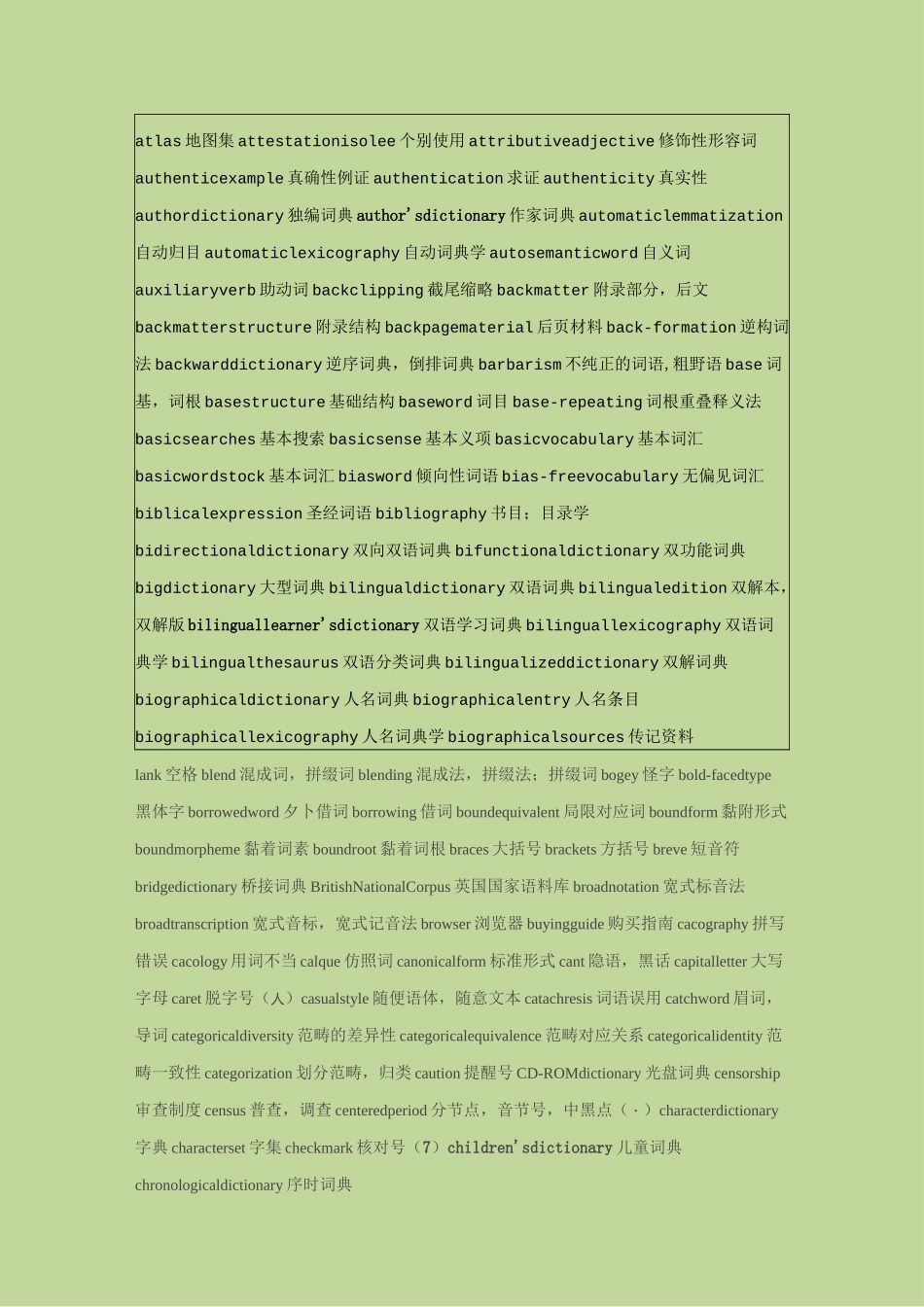 词典学专门术语_第2页