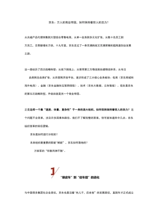 京东组织能力案例-肯耐珂萨