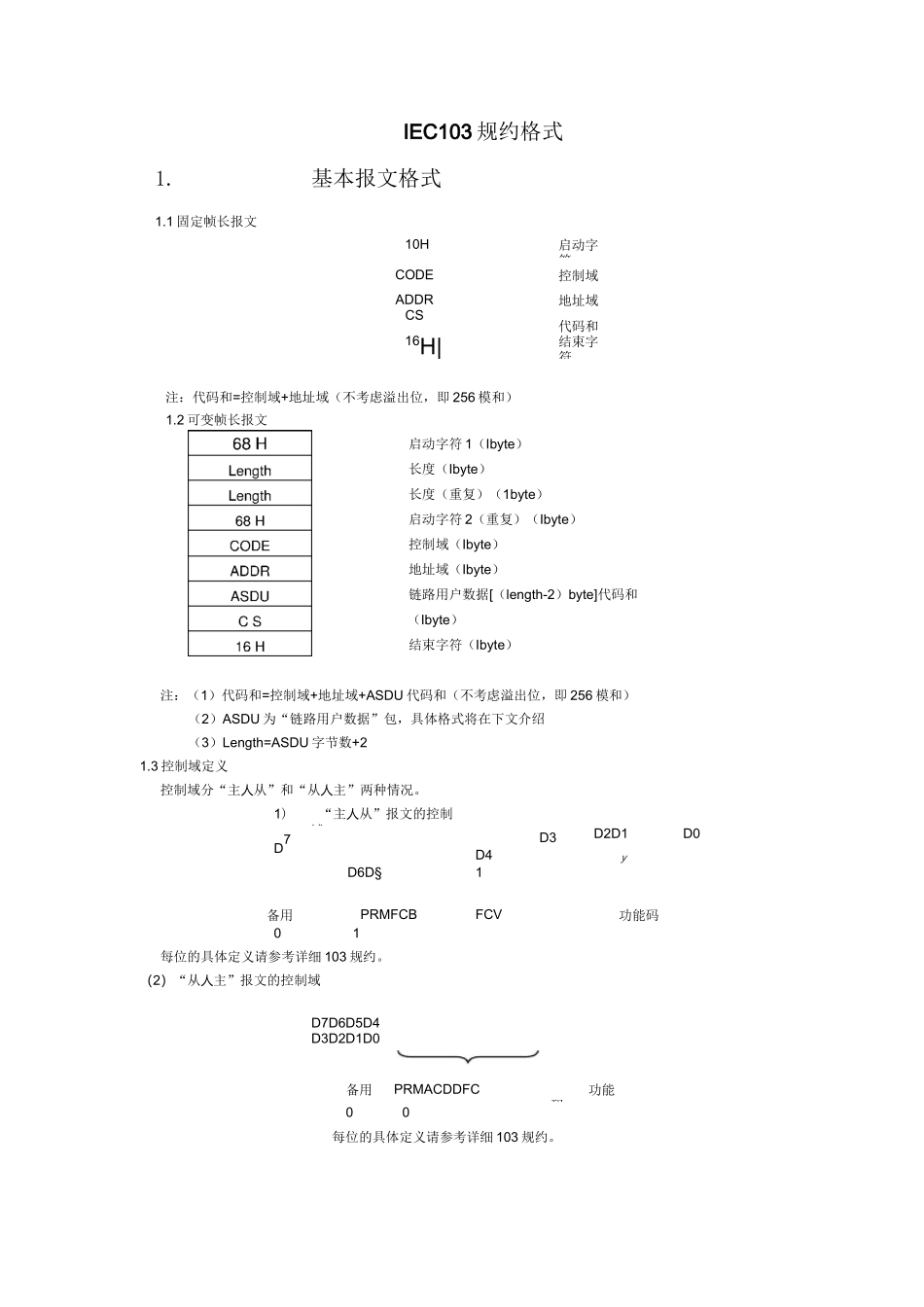 IEC103规约报文格式_第1页
