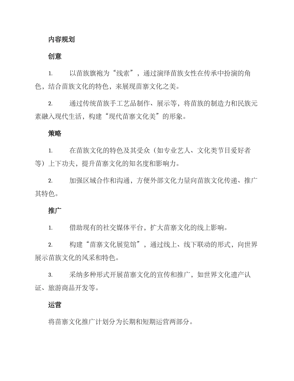 苗寨文化文案策划方案_第2页