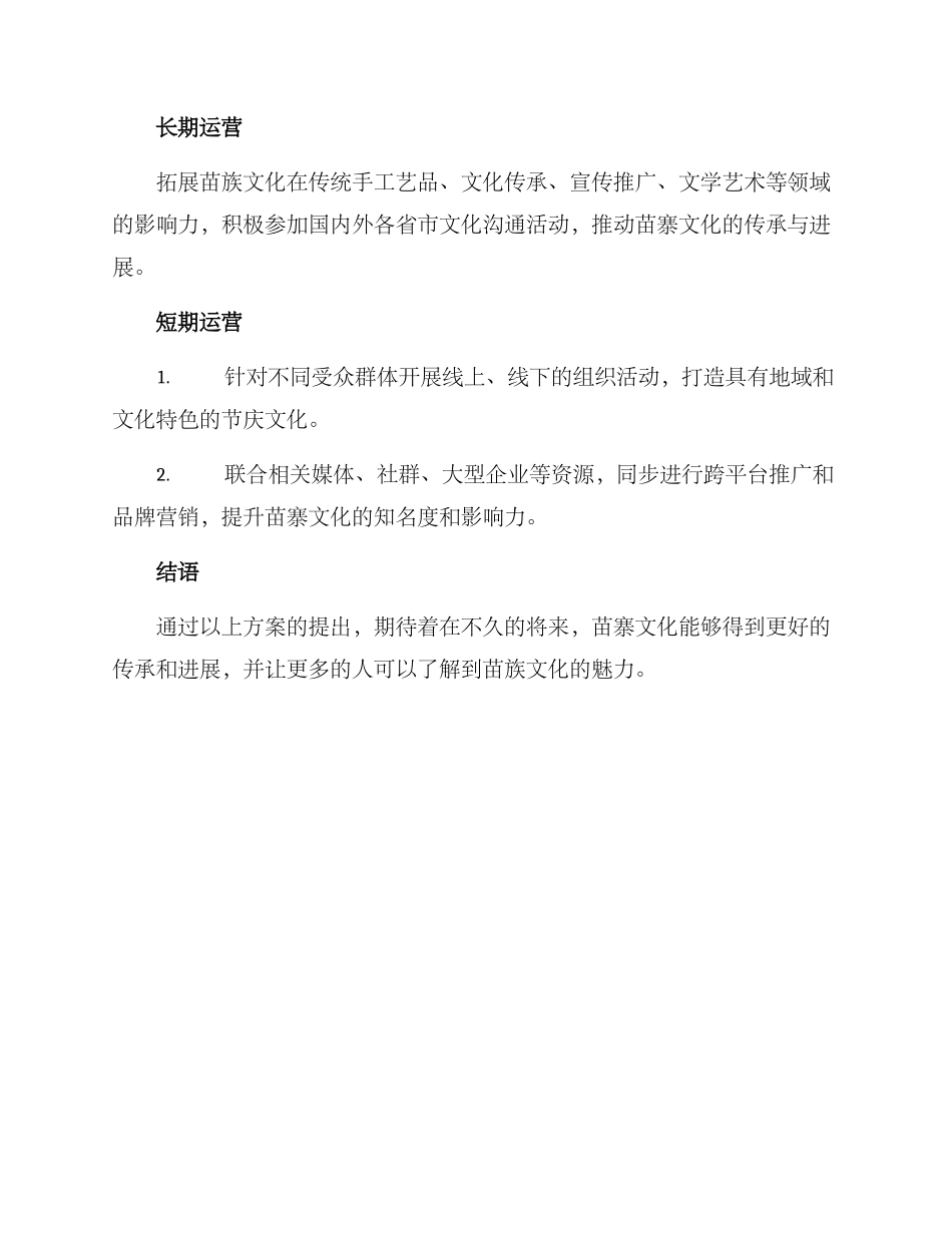 苗寨文化文案策划方案_第3页