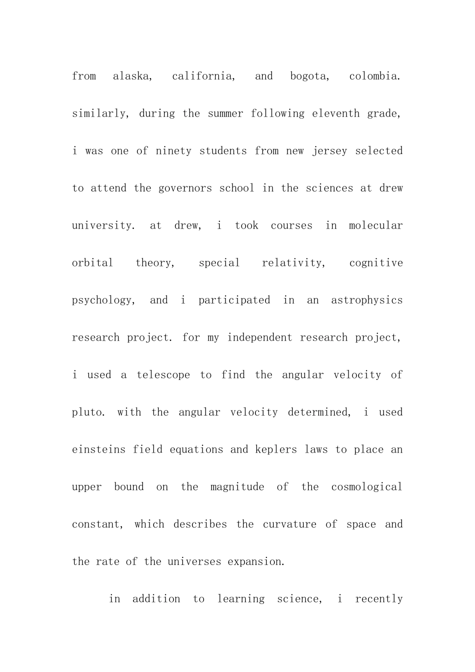 英文奖学金申请书_第2页