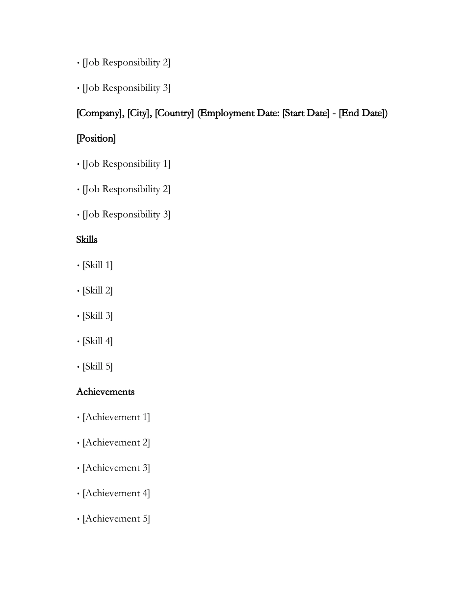 英文履历表个人求职简历_第2页