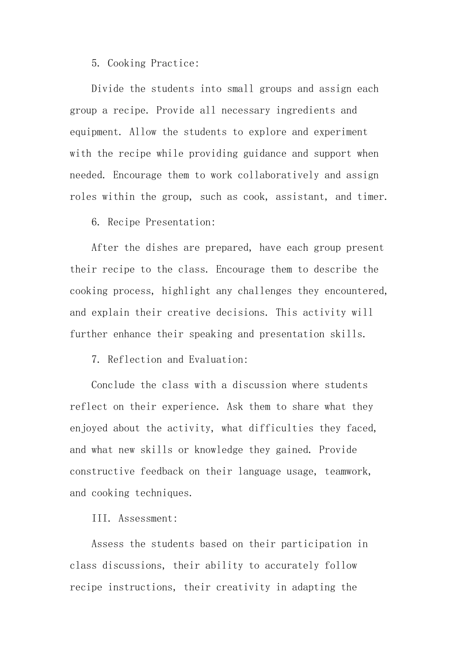 英文菜谱教学设计_第3页