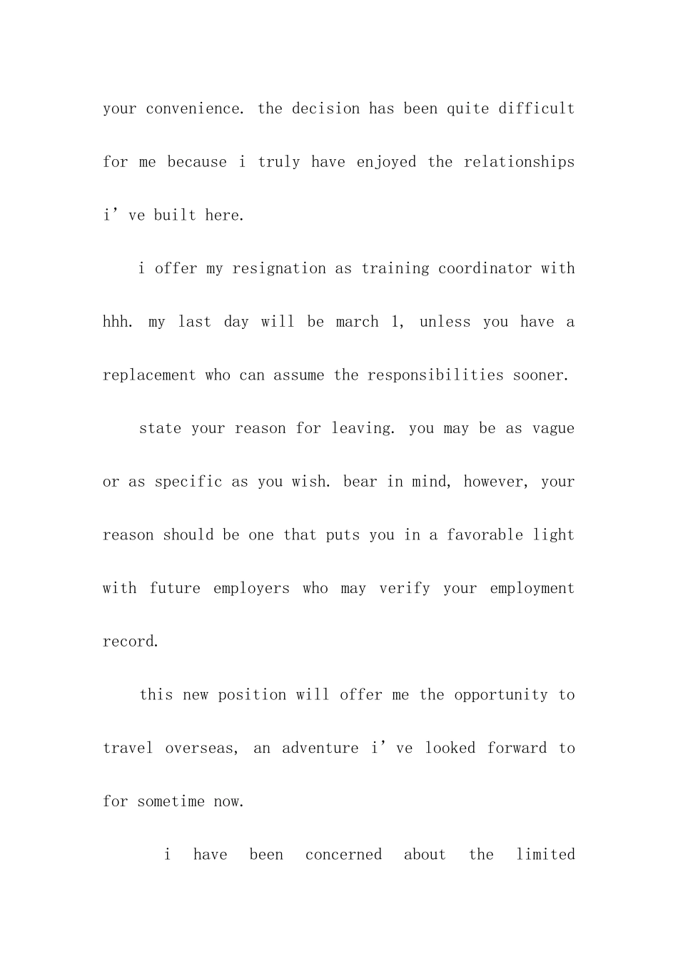 英文辞职报告常用语言_第2页