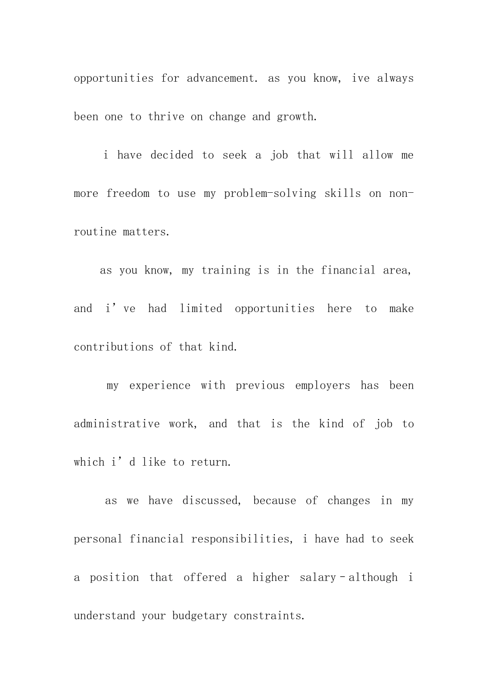 英文辞职报告常用语言_第3页