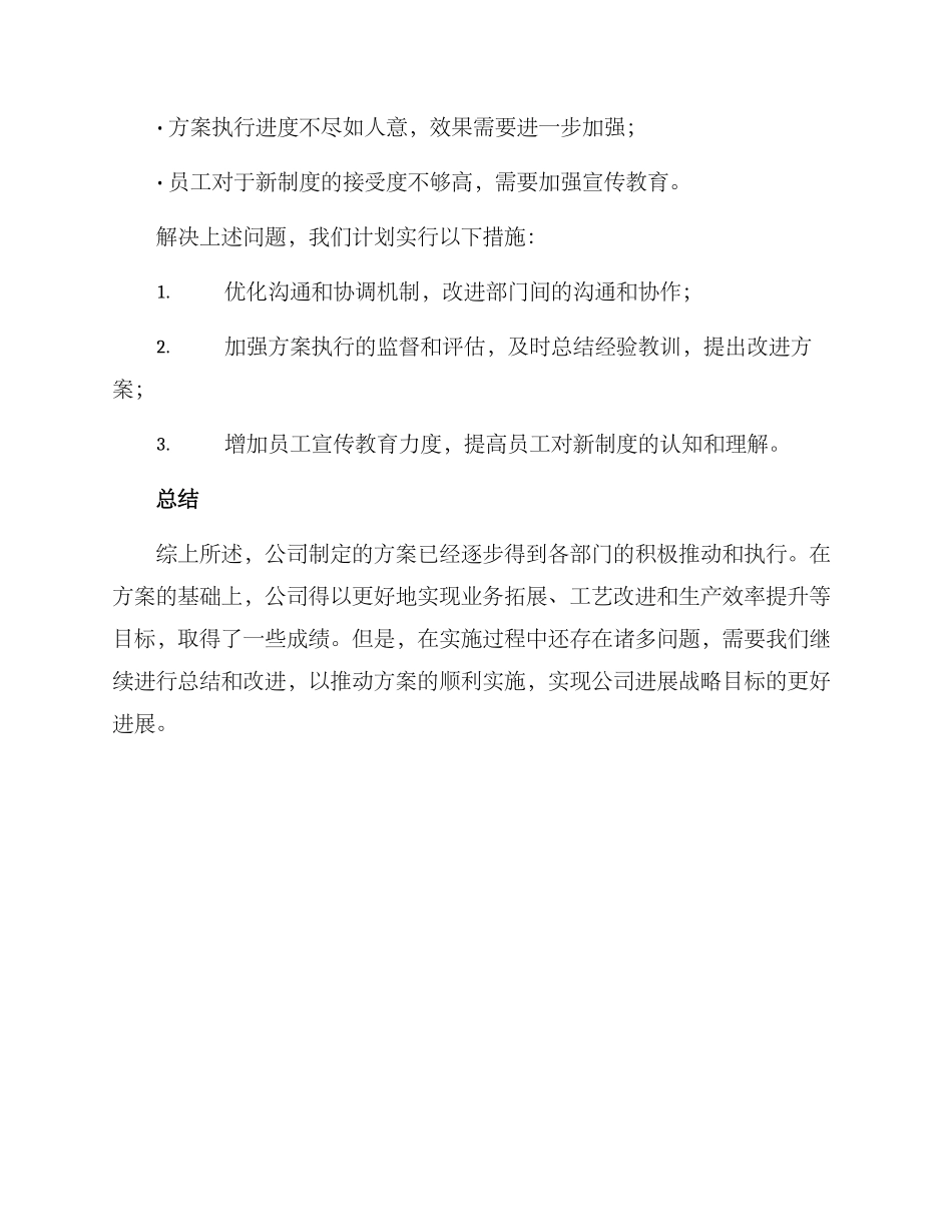 落实方案进展情况报告_第3页