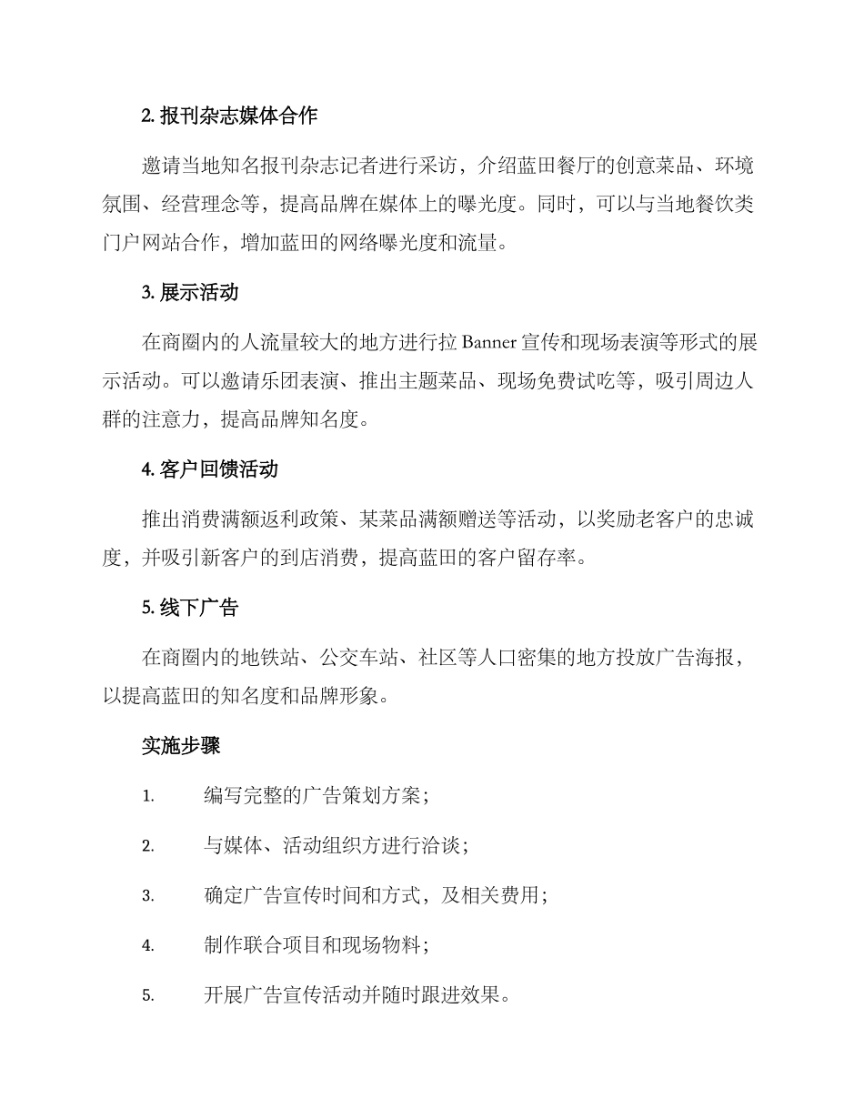 蓝田广告策划方案_第2页
