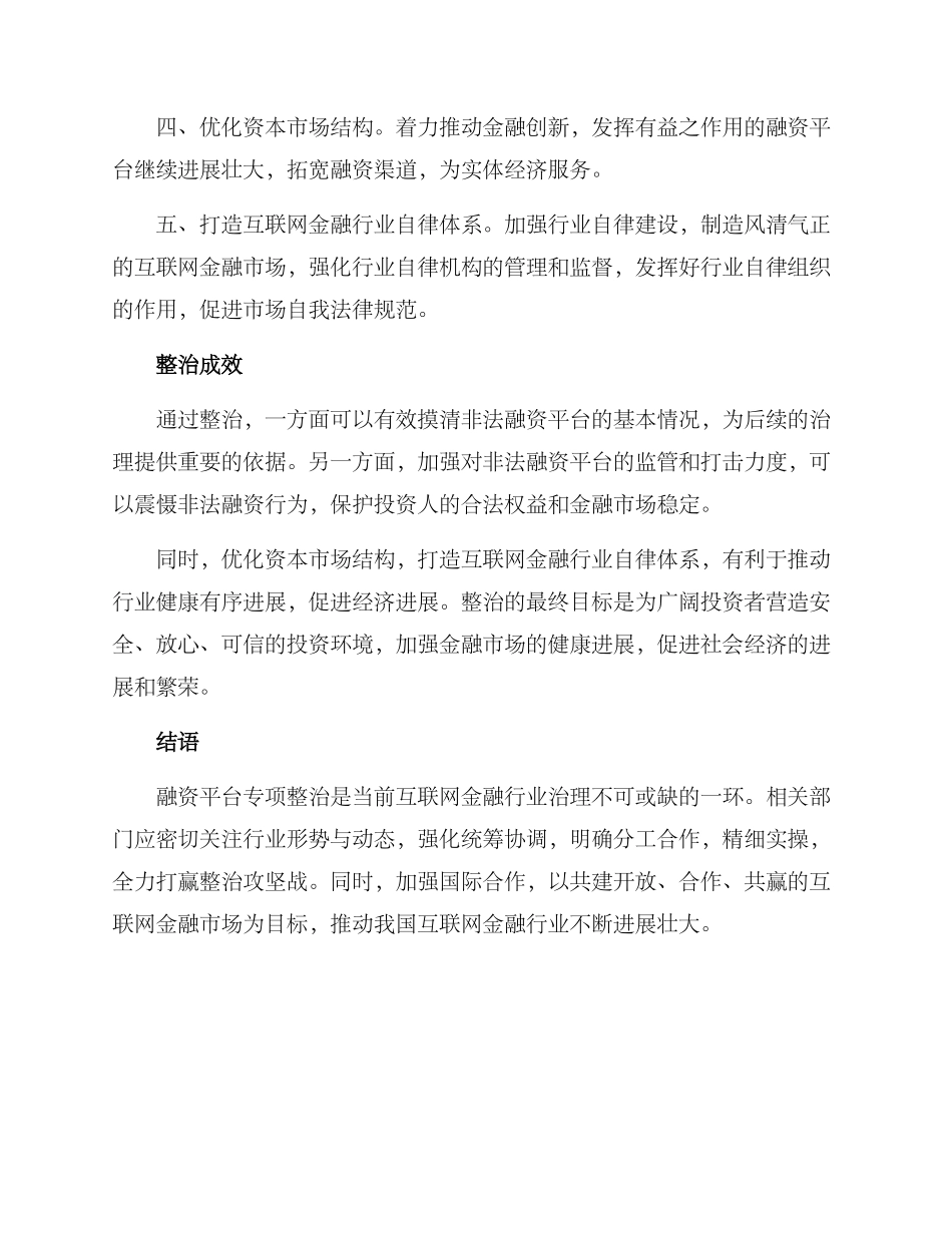 融资平台专项整治方案_第2页