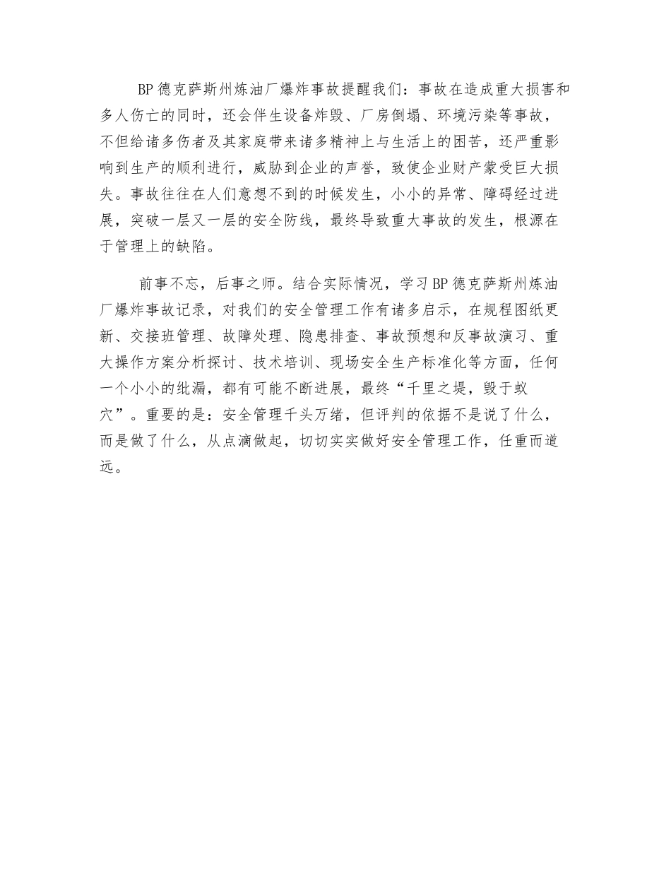 观美国德州炼油厂爆炸事故有感_第3页