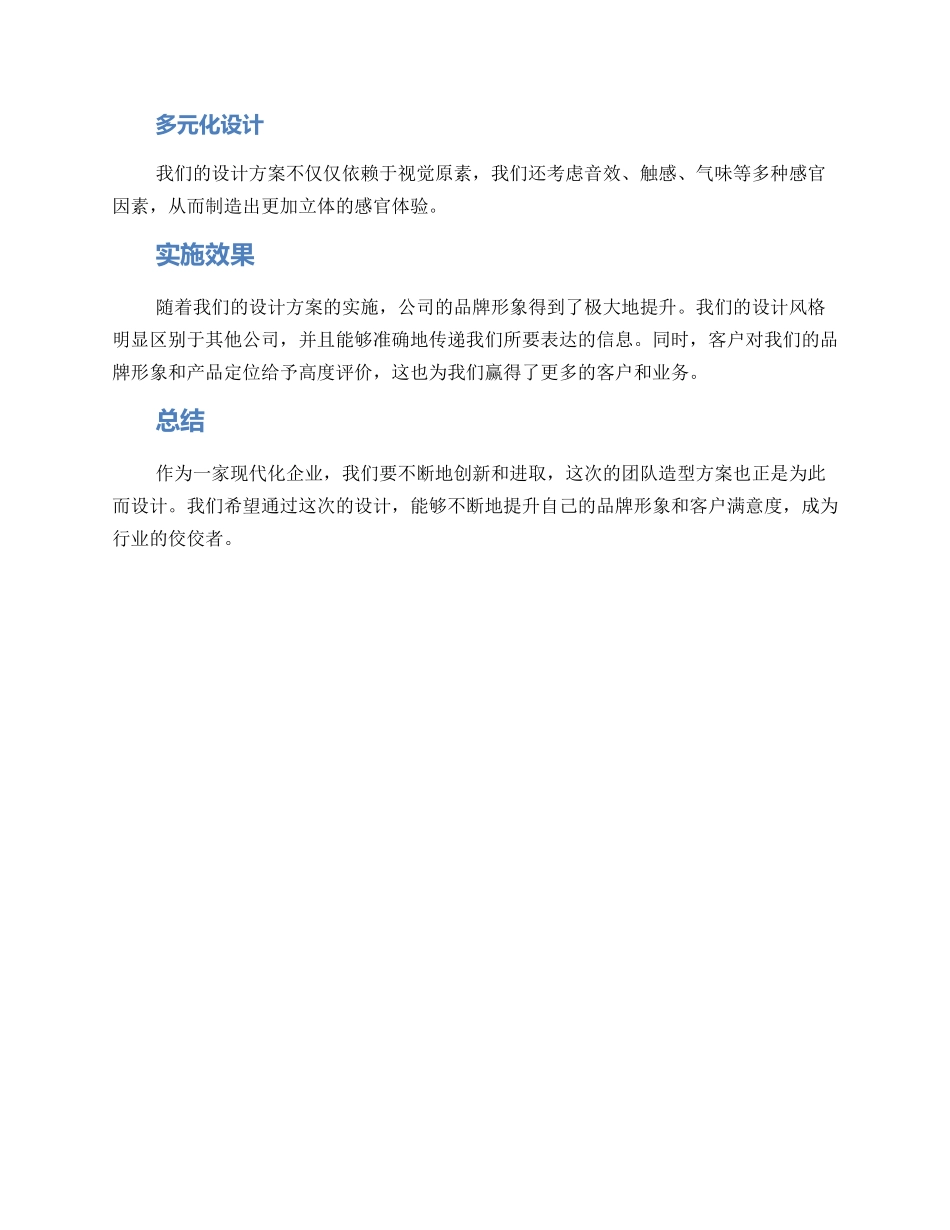 设计团队造型方案_第2页