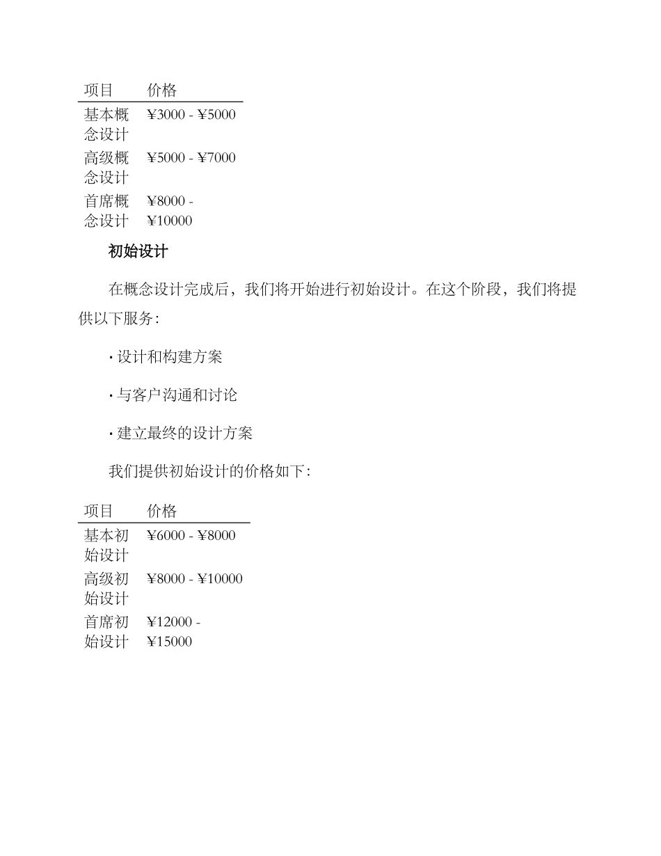 设计服务报价方案_第2页