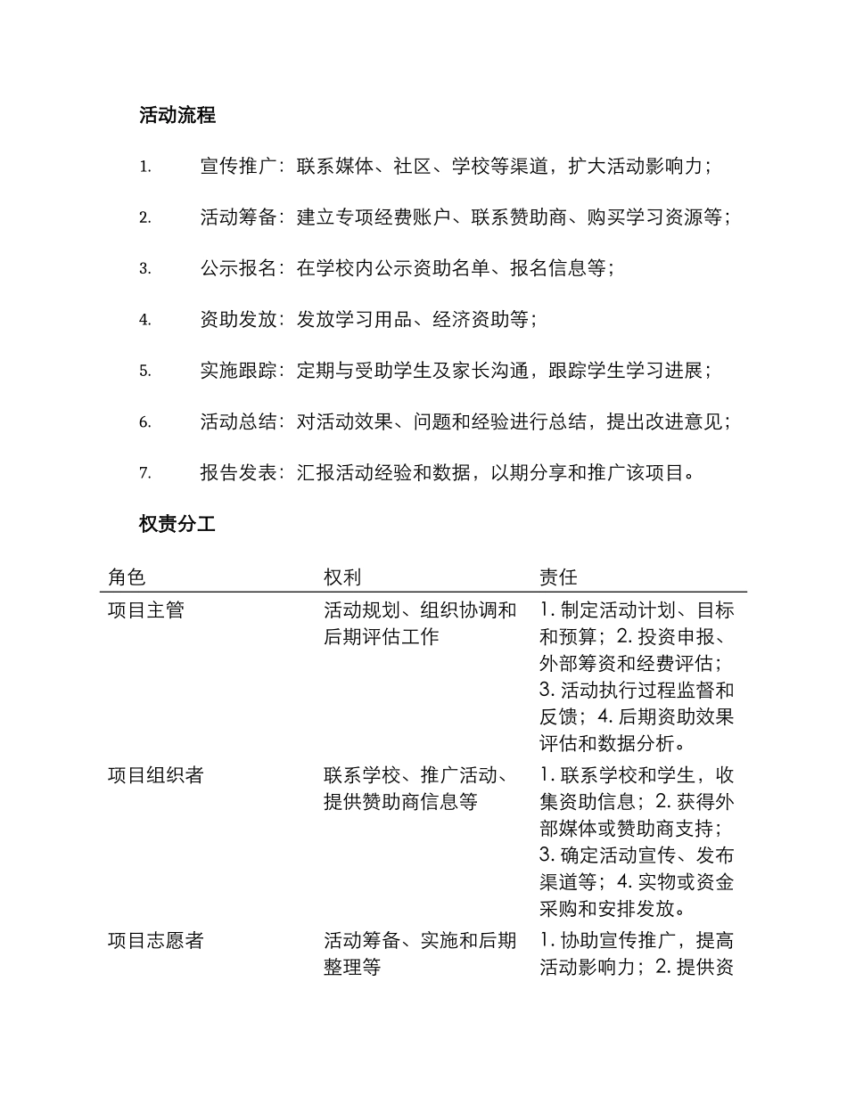 贫困助学活动方案_第2页