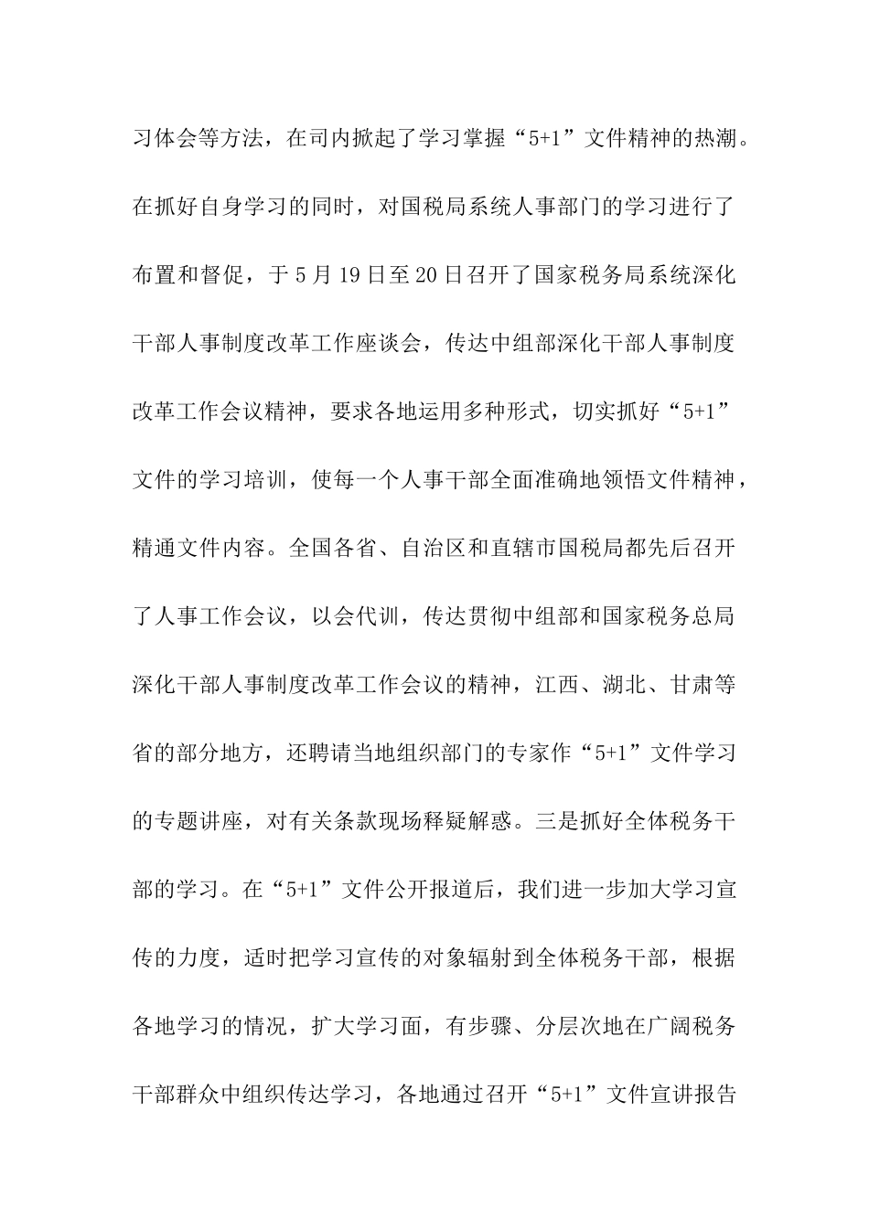 贯彻落实中央“5+1”文件情况汇报_第3页