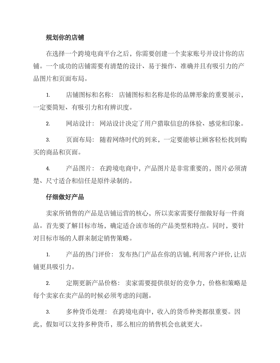 跨境店铺运营方案_第2页