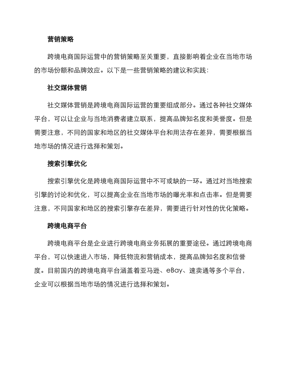 跨境电商国际运营方案_第2页