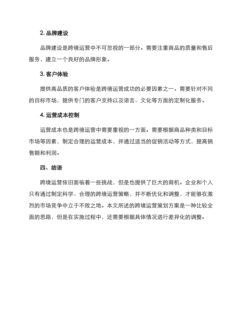 跨境运营策划方案_第3页