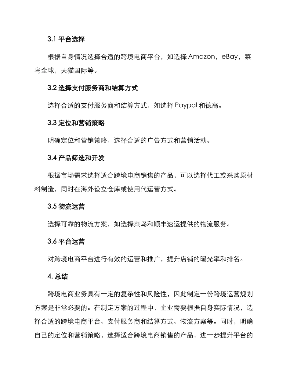 跨境运营规划方案_第3页