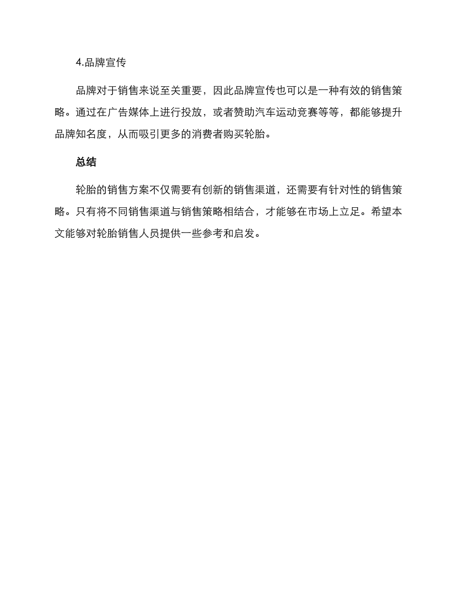 轮胎的销售方案_第3页
