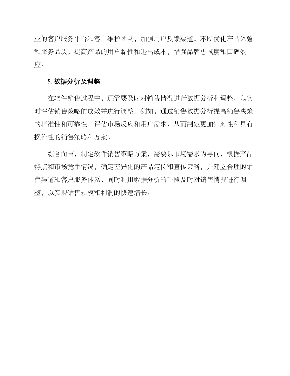 软件销售策略方案_第2页
