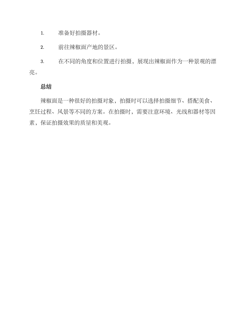 辣椒面拍摄方案_第3页