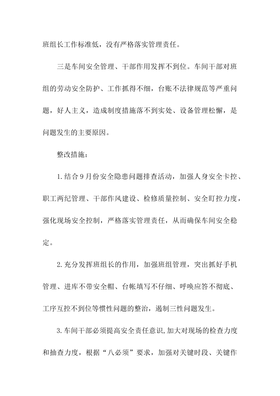 运输安全重点工作落实情况自查工作总结_第3页