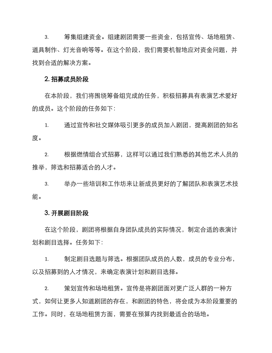 近期剧团组建方案_第2页