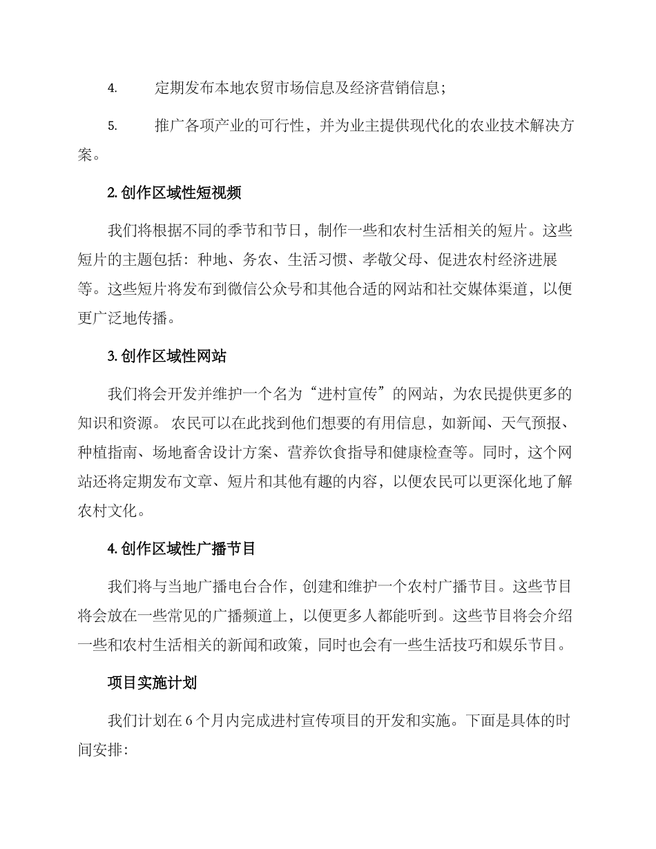 进村宣传项目方案_第2页