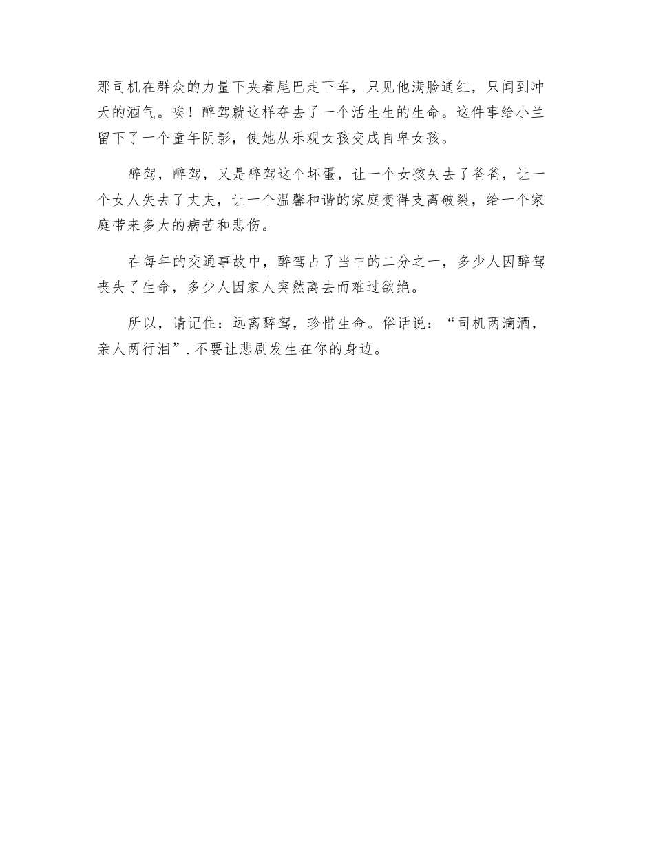 远离醉驾-珍惜生命_第3页